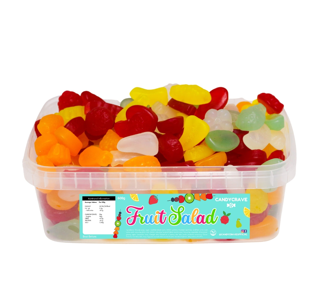 Candycrave Fruit Salad Gums - 600g Tub