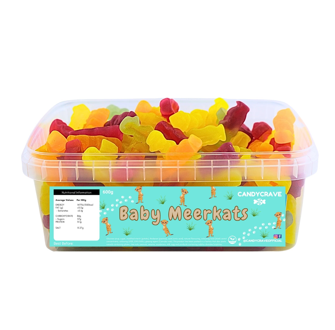 Candycrave Baby Meerkats - 600g Tub